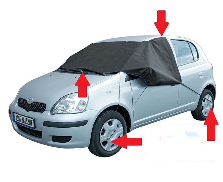 PÓŁPOKROWIEC OSŁONA na VW FOX zdjęcie 4