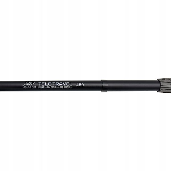 Wędka teleskopowa Miracle Fish TELESKOP TRAVEL 450 cm WT: 30-80g 4,5 m zdjęcie 7