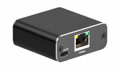 Adapter rozdzielacz mini Switch splitter LAN Ethernet RJ45 2xRJ45 1000M 1GB zdjęcie 3