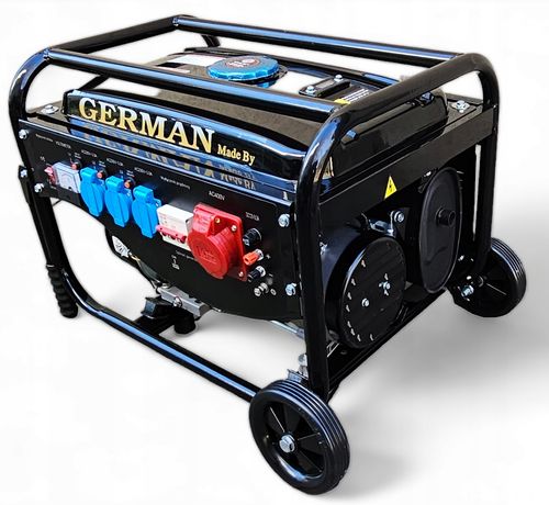 AGREGAT PRĄDOTWÓRCZY A8 5,2kW KOŁA MIEDŹ prądu AVR+ MIEDZIANY STOJAN GERMAN na Arena.pl