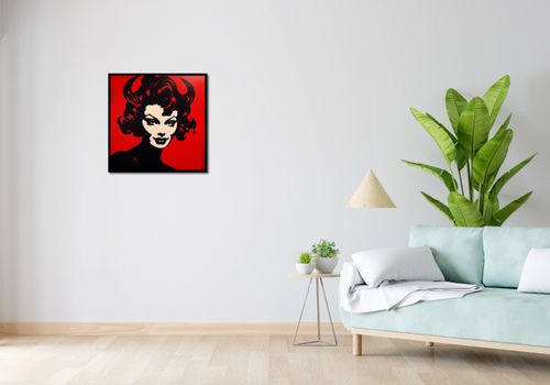 Plakat 60x60cm Czerwona Diablica na Arena.pl