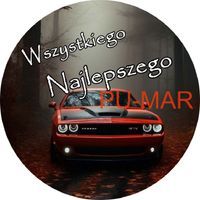 Opłatek na tort Dodge Challenger Viper Ram Charger Tekst Gratis Gruby 20 cm