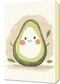 Obraz 40x60cm Wzory dla Dzieci, Dziewczynki i Chłopca - Avocado