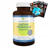 MEDVERITA ENZYMY TRAWIENNE KOMPLEKS UKŁAD POKARMOWY JELITA 120 kaps