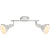 Plafon LAMPA sufitowa CALDERA 54648-2 Globo ścienna OPRAWA listwa reflektorki namus białe
