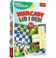 gra warcaby liś i gęsi rodzina treflików 02301