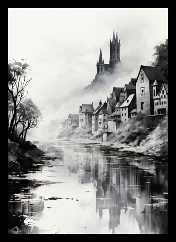 Plakat 21x29,7cm Mglisty Refleks na Arena.pl
