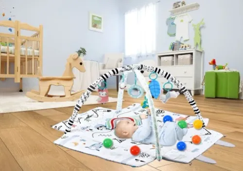 Duża Mata Edukacyjna Miękka Interaktywna 4w1 na Arena.pl