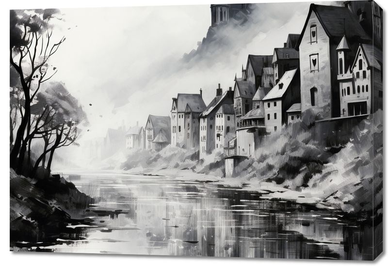 Obraz 100x70cm Mglisty Refleks zdjęcie 1