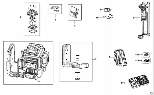 DEWALT N453838 UCHWYT LASERA DO DCE089R na Arena.pl