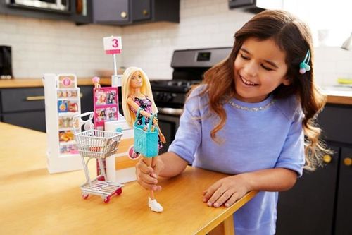 Barbie Supermarket Zestaw na Arena.pl
