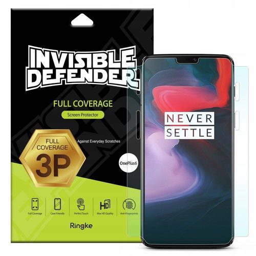 3X RINGKE INVISIBLE DEFENDER ONEPLUS 6 FOLIA 3D na Arena.pl