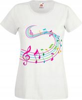 foto Koszulka damska muzyczna z imieniem muzyk