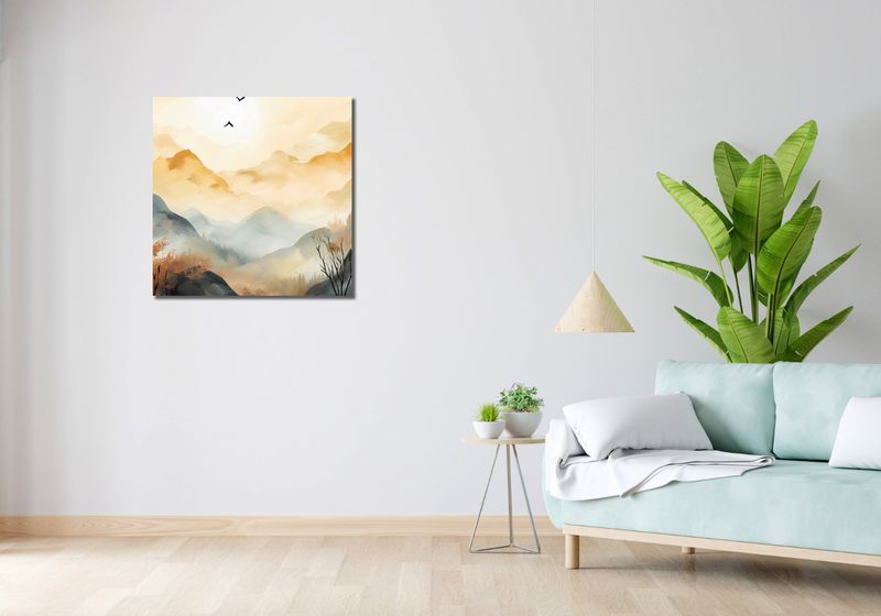 Obraz 70x70cm Zorza Świtania zdjęcie 2