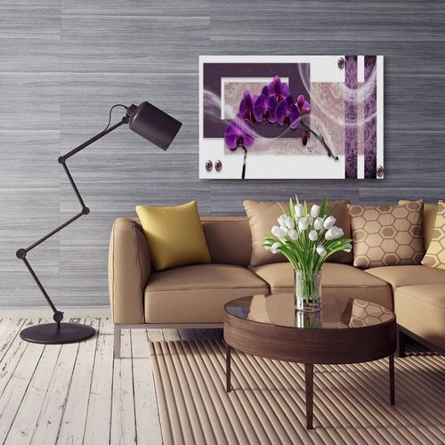 Obraz na płótnie - Canvas, Storczyk purpurowy 40x30 na Arena.pl