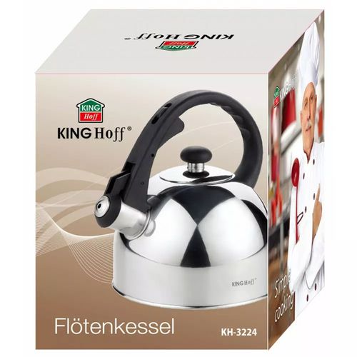 KINGHOFF CZAJNIK STALOWY Z GWIZDKIEM 2.0L KH-3224 na Arena.pl