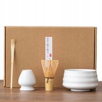 ZESTAW DO HERBATY MATCHA NARZĘDZIE DO MATCHY TRWAŁE Z UCHWYTEM CERAMICZNYM