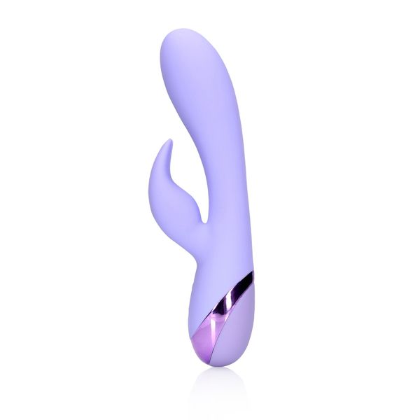 Smooth Silicone Rabbit Vibrator - Digital Lavender zdjęcie 4