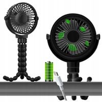 WENTYLATOR BIURKOWY Przenośny MINI USB Wiatraczek Ręczny Wiatrak Na