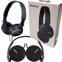 SŁUCHAWKI NAUSZNE PRZEWODOWE SONY MDR-ZX110 CZARNE / STEREOFONICZNE