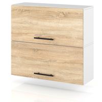 Szafka Kuchenna Wisząca Klapowa Modułowa 80cm Spremium Dąb Sonoma