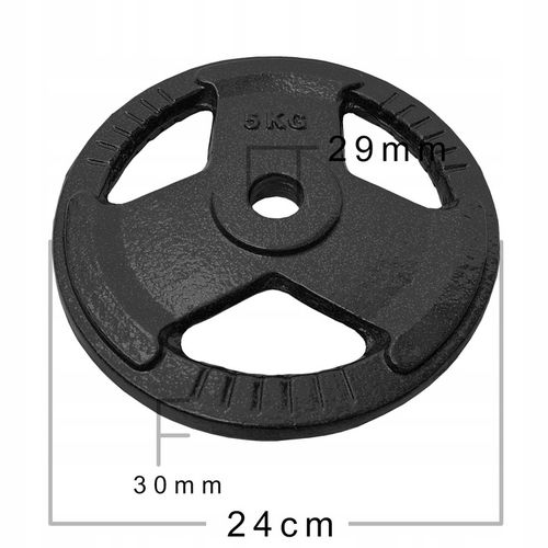 Obciążenie żeliwne 5 kg talerz krążek żeliwo 28mm na Arena.pl