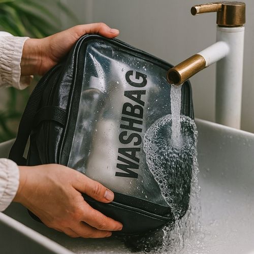 Podwójna Kosmetyczka Podróżna Organizer Podróżny Damska Męska Duża Pojemna na Arena.pl