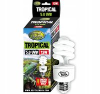 REPTILE NOVA Żarówka 13W UVB 5.0 TROPICAL tropikalne terrarium tropikalnego