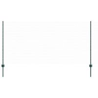 Ogrodzenie z słupkami Zielony 1.2 x 100 m Stal