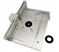 PŁYTA BLAT WKŁADKOWA DO STOŁU FREZARKI PROWADNICA PŁYTKA ALUMINIOWA KD11880