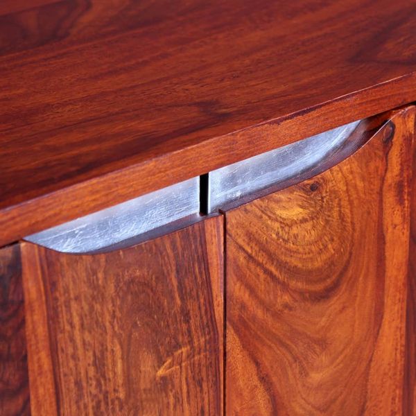 Szafka z litego drewna sheesham, 75 x 35 x 60 cm zdjęcie 9