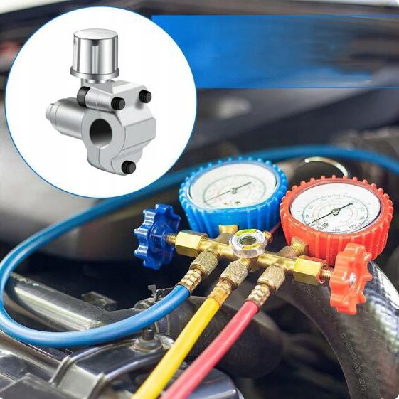 ZAWÓR PRZEBIJAJĄCY KRAN LODÓWKI ZAWÓR KOMPATYBILNY Z 1/4" 5/16" 3/8" zdjęcie 4