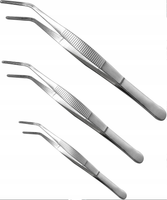 Szczypce Kuchenne Stal Nierdzewna Warzyw Mięs Zestaw 3szt. 20 25 30cm