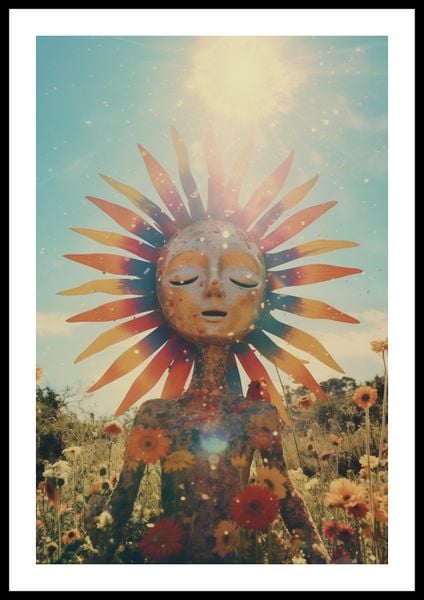 Plakat 40x60cm Słoneczna Medytacja zdjęcie 3