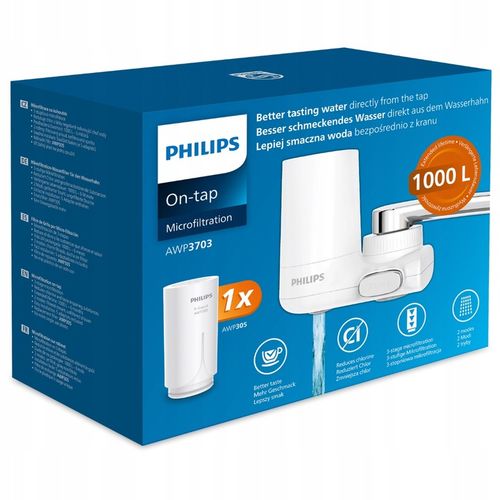 Filtr wody na kran PHILIPS AWP3703, nakranowy filtr do wody na Arena.pl