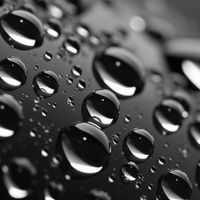 Plakat 50x50cm Mikrokosmos Kropelek