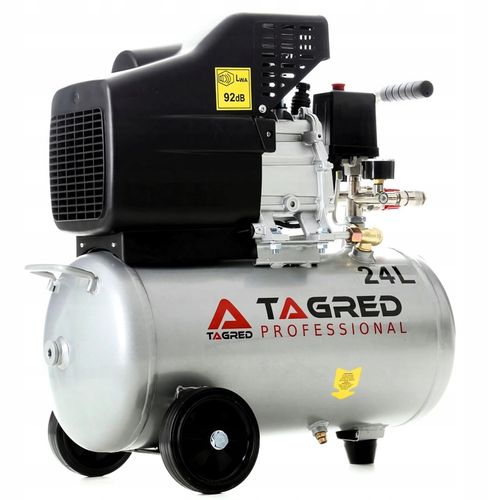 SPRĘŻARKA POWIETRZA KOMPRESOR OLEJOWY 3,4KM 24L + ZESTAW PNEUMATYCZNY na Arena.pl