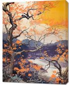 Obraz 70x90cm Złota Jesień nad Jeziorem