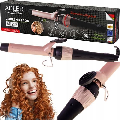 Lokówka do Włosów Ceramiczna do Stylizacji Tradycyjna śred 25mm AD na Arena.pl