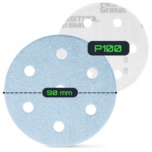 KRĄŻKI ŚCIERNE GRANAT D90 P100 GR/100 497366 FESTOOL na Arena.pl