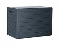 Skrzynia ogrodowa WOODEBOX 280 l antracyt deski