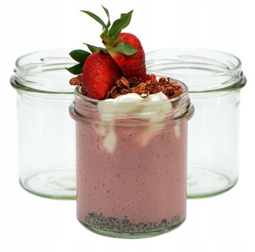 20x SŁOIK NA PRZETWORY 350 ML Słoik Szklany Na Miód Pojemnik Na Dżem na Arena.pl