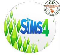 Opłatek na tort Sims