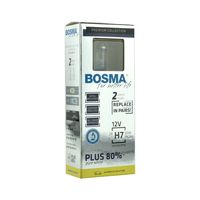 Żarówka samochodowa H7 Bosma Pure White PLUS 80% - 2szt