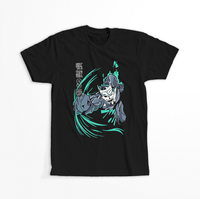 Koszulka Czarna - Kaiju No.8 - WYBIERZ KOLOR KOSZULKI I FASON Damska XL