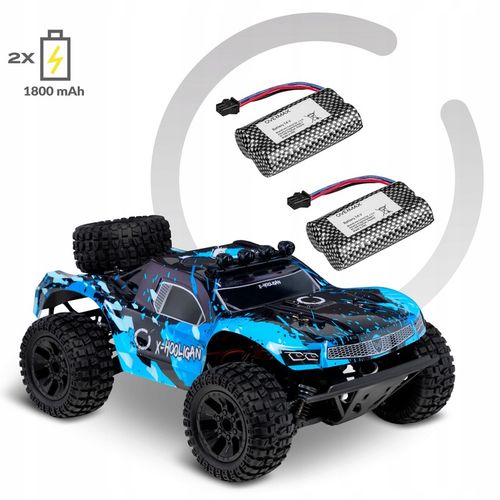 Auto Zdalnie Sterowane Samochód X-Hooligan 4x4 35km/h 1:10 DUŻE I SZYBKIE na Arena.pl