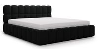 Łóżko tapicerowane Aura 200x200 czarny