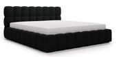 Łóżko tapicerowane Aura 200x200 czarny