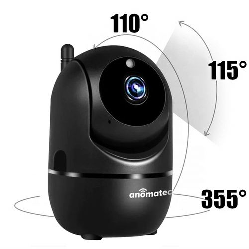 CZARNA KAMERA BEZPRZEWODOWA WIFI 4MPX WEWNETRZNA NIANIA IP APLIKACJA TUYA na Arena.pl