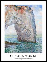 Plakat 60x80cm Design The Manneporte, Monet Vintage do Salonu